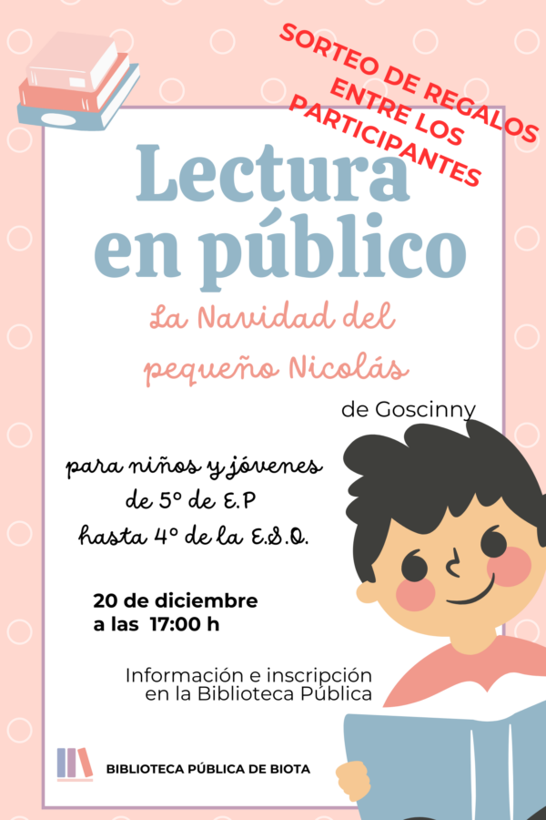 Lectura en público para niños y jóvenes