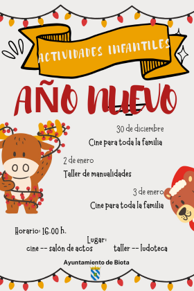 Actividades de año nuevo